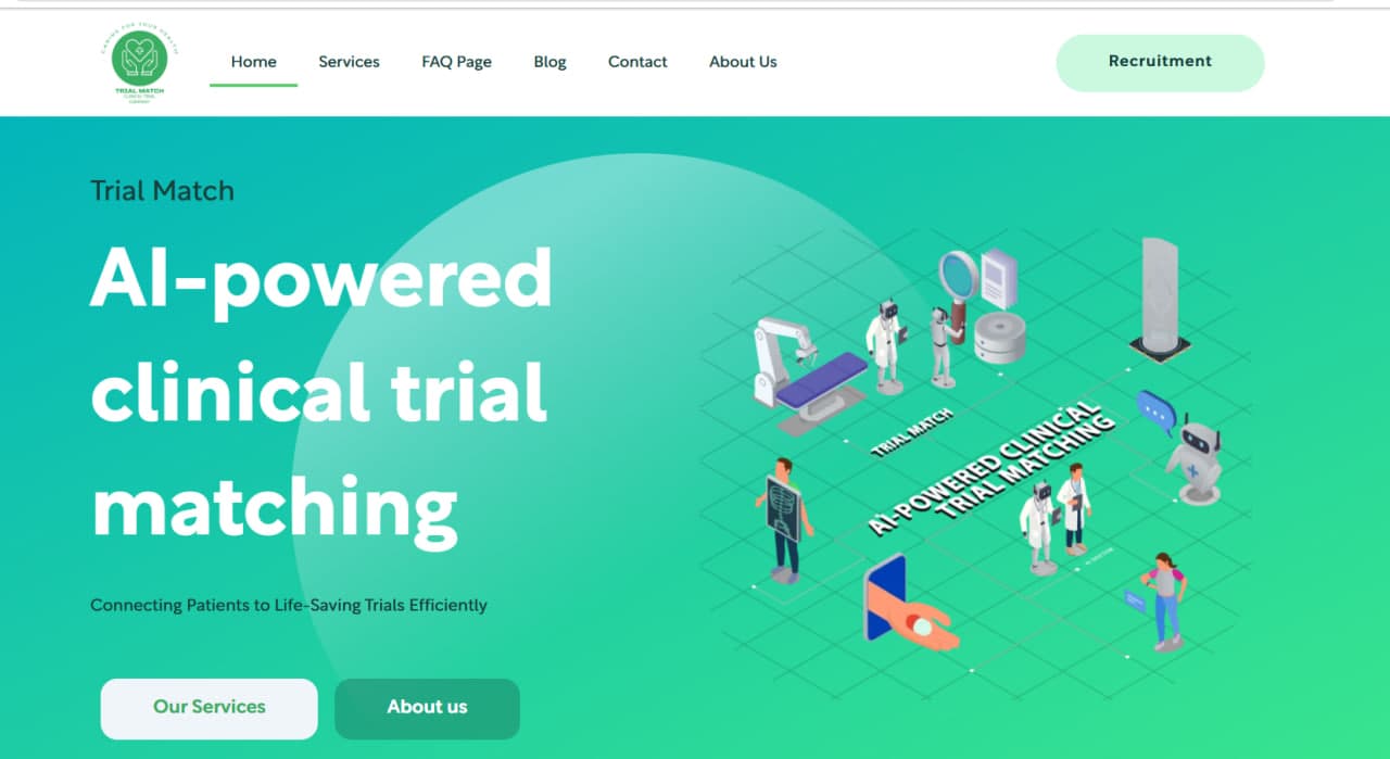Trial Match — Smart Forms & AI Matching